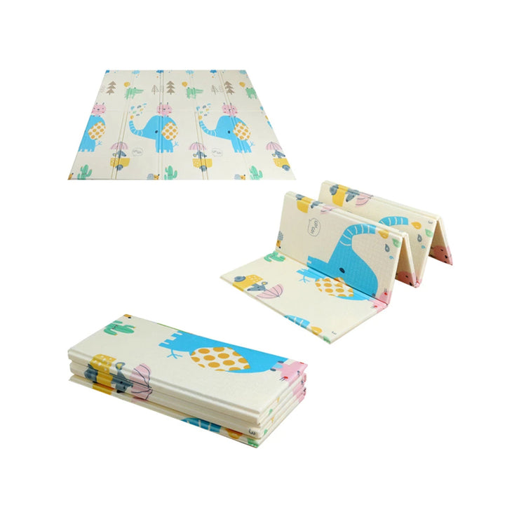 Foldable baby play mat