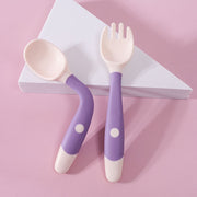 Silicone spoon & fork (2 pcs)