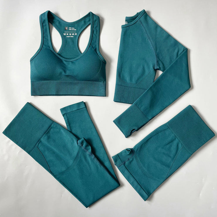 Yoga workout sportswear gym set