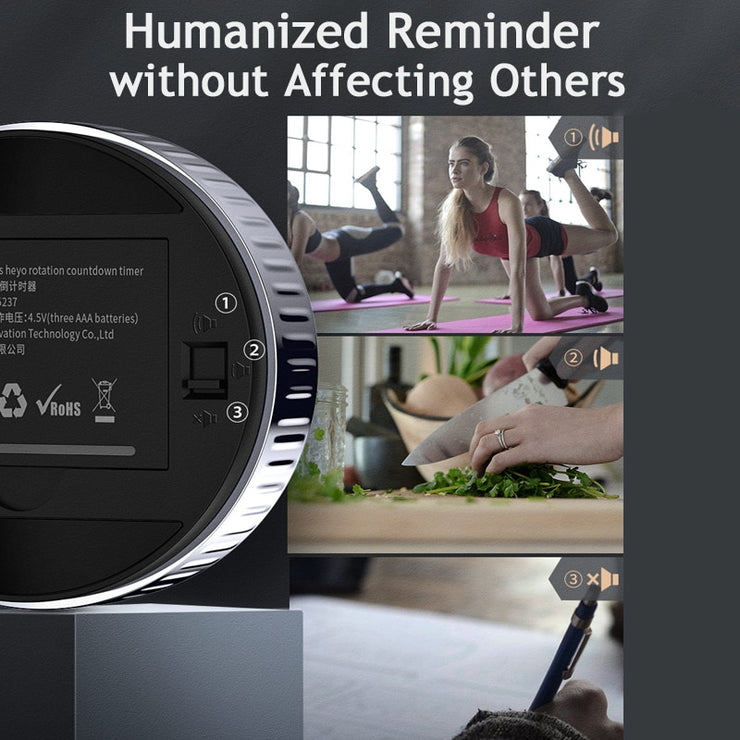 Magnetic kitchen digital timer