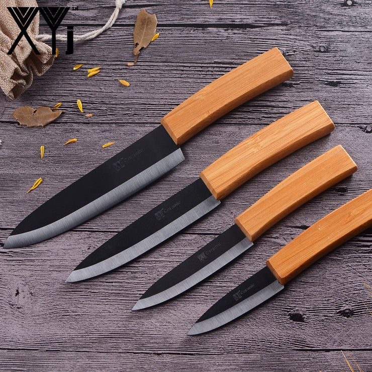 Bamboo Handle Kitchen Knifes