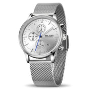 Stainless steel quartz watch