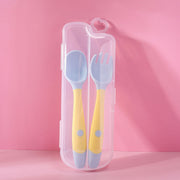 Silicone spoon & fork (2 pcs)