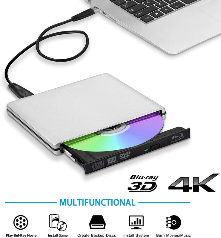 Ultra Slim External Optical Blu-Ray/DVD Drive