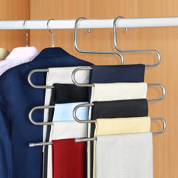 5 layers stainless steel clothes hangers