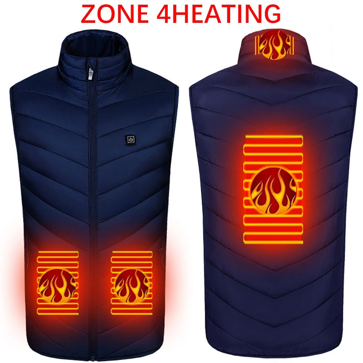 Heating padded jacket